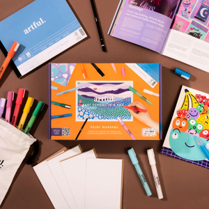 Artful: Art School in a Box – Paint Markers Edition